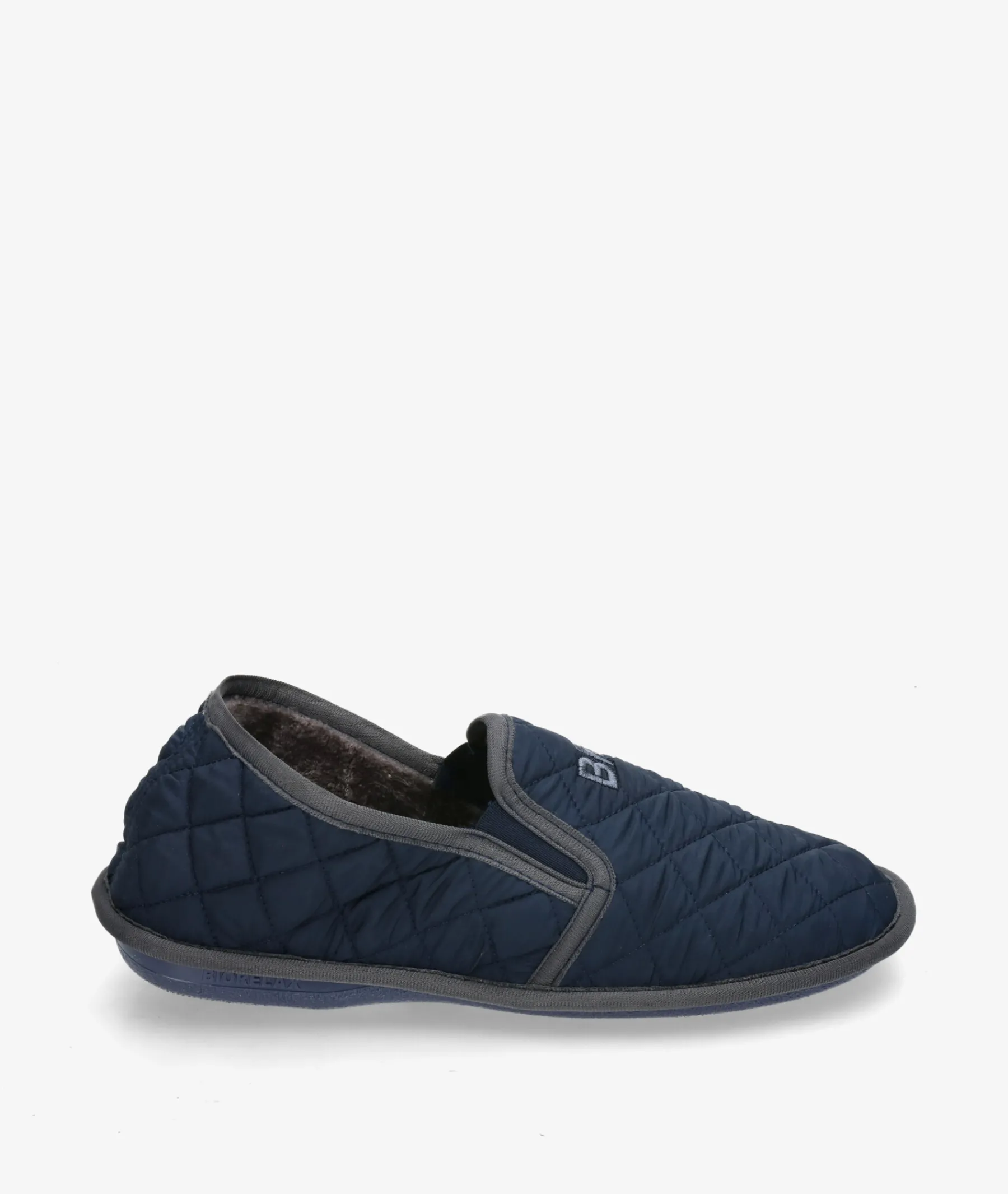 Hombre Bio Relax Zapatillas De Casa*Zapatillas de casa 1566 en marino