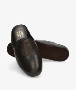 Hombre pabloochoa.shoes Zapatillas De Casa*Zapatillas de casa KOSMA 6181 en marrón