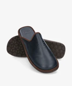 Hombre Nordikas Zapatillas De Casa*Zapatillas de casa 188/F en marino