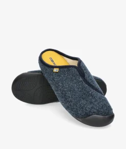 Hombre Nordikas Zapatillas De Casa*Zapatillas de casa 9925/N en azul marino
