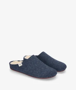 Hombre Victoria Zapatillas De Casa*Zapatillas de casa 1081100 en azul marino