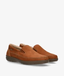 Hombre LUISETTI Mocasines*Zapatos casual 39502 NO en nobuck