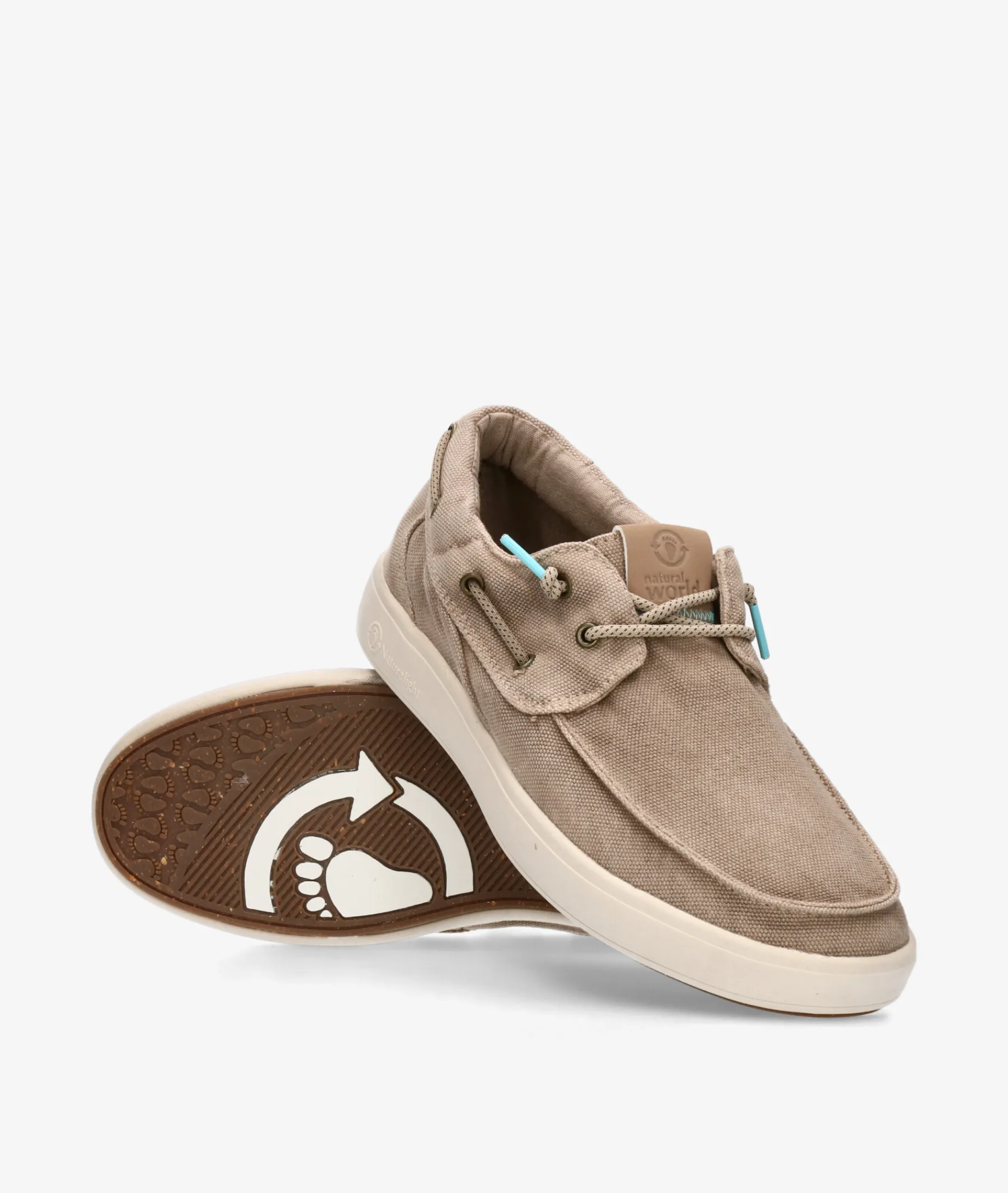 Hombre Natural World Zapatos Casual|Náuticos*Zapatos casual 8413E OSTER en topo