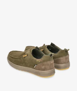 Hombre Walk in Pitas Zapatos Casual*Zapatos casual ARAL en serraje kaki