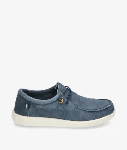 Hombre Walk in Pitas Zapatos Casual*Zapatos casual WP150 WALLABY WASHED en marino