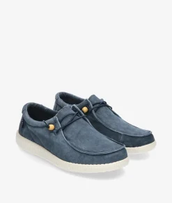 Hombre Walk in Pitas Zapatos Casual*Zapatos casual WP150 WALLABY WASHED en marino