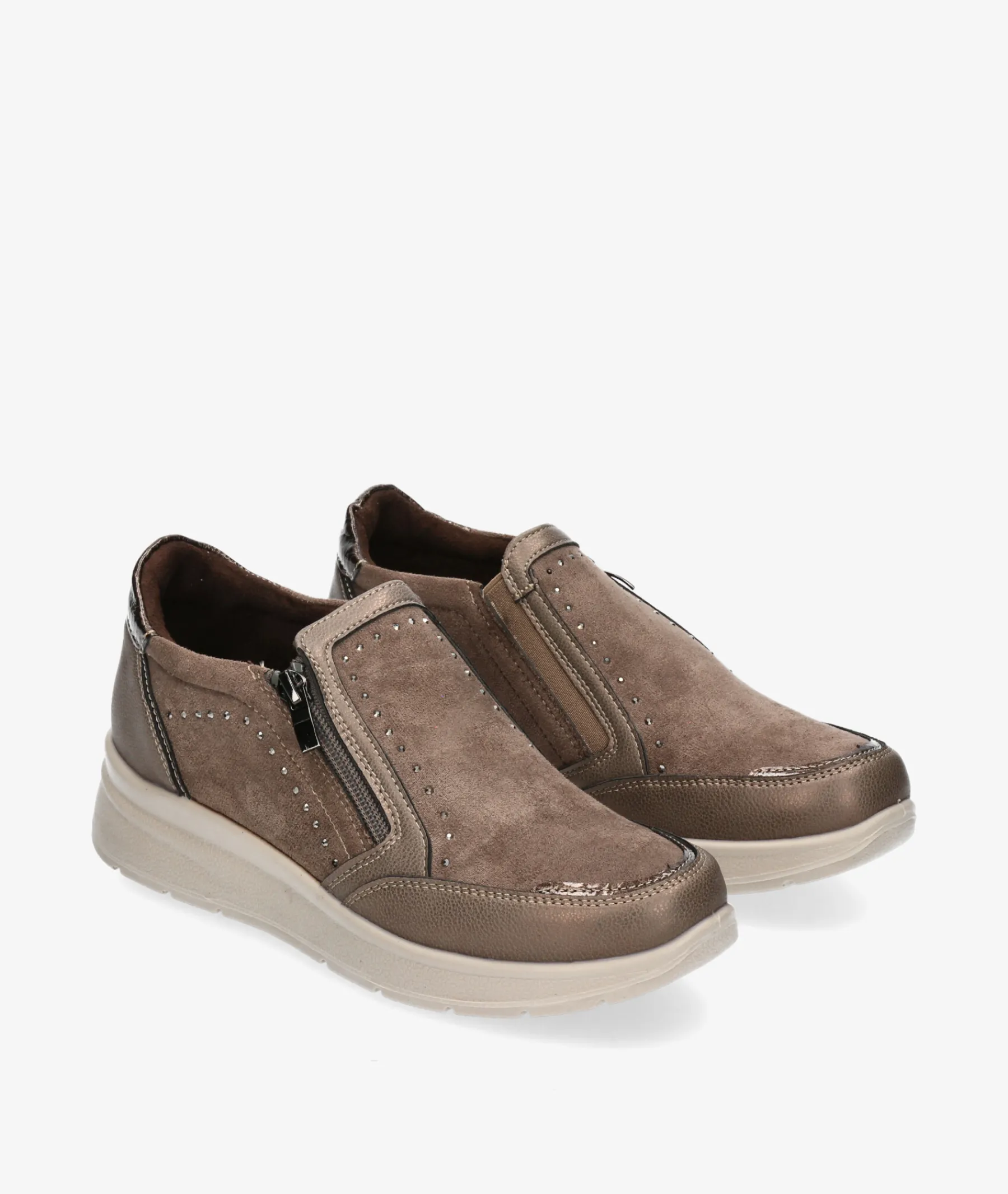 Mujer Amarpies Zapatos Confort*Zapatos confort 29351 en topo