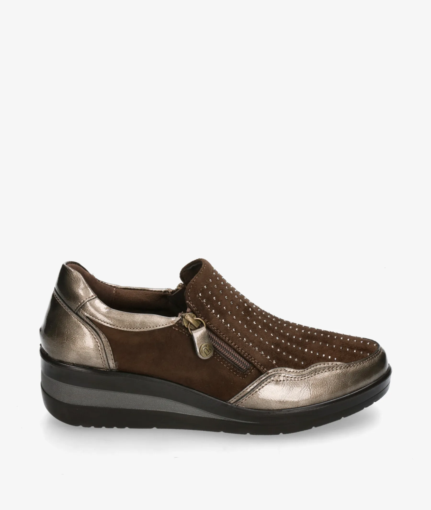 Mujer Amarpies Zapatos Confort*Zapatos confort 29385 en metalizado