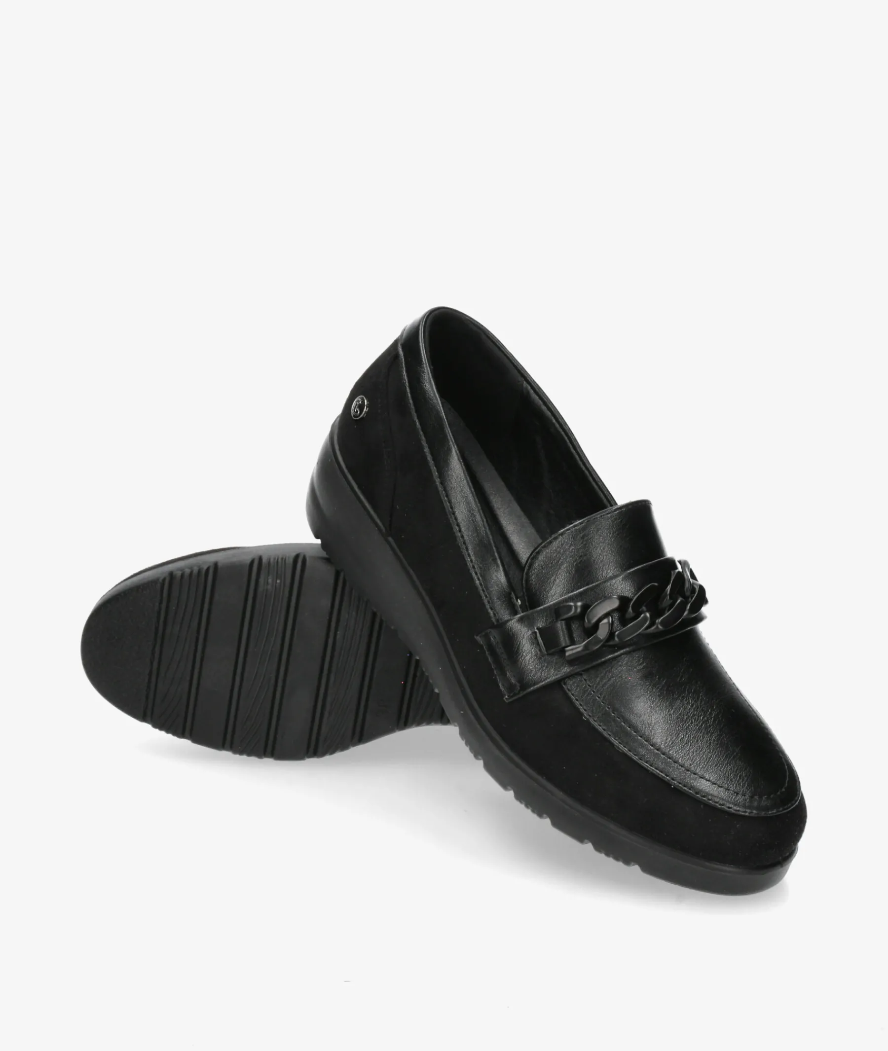 Mujer Amarpies Zapatos Confort|Mocasines*Zapatos confort 27006 en negro