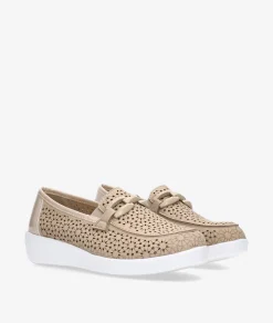 Mujer pabloochoa.shoes Mocasines*Zapatos confort DOCTOR CUTILLAS 38475 en beige