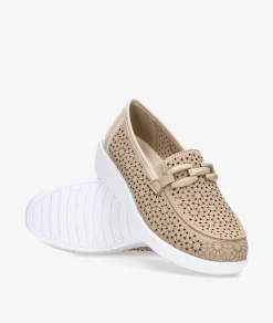 Mujer pabloochoa.shoes Mocasines*Zapatos confort DOCTOR CUTILLAS 38475 en beige