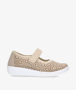 Mujer pabloochoa.shoes Merceditas*Zapatos confort DOCTOR CUTILLAS 38470 en beige