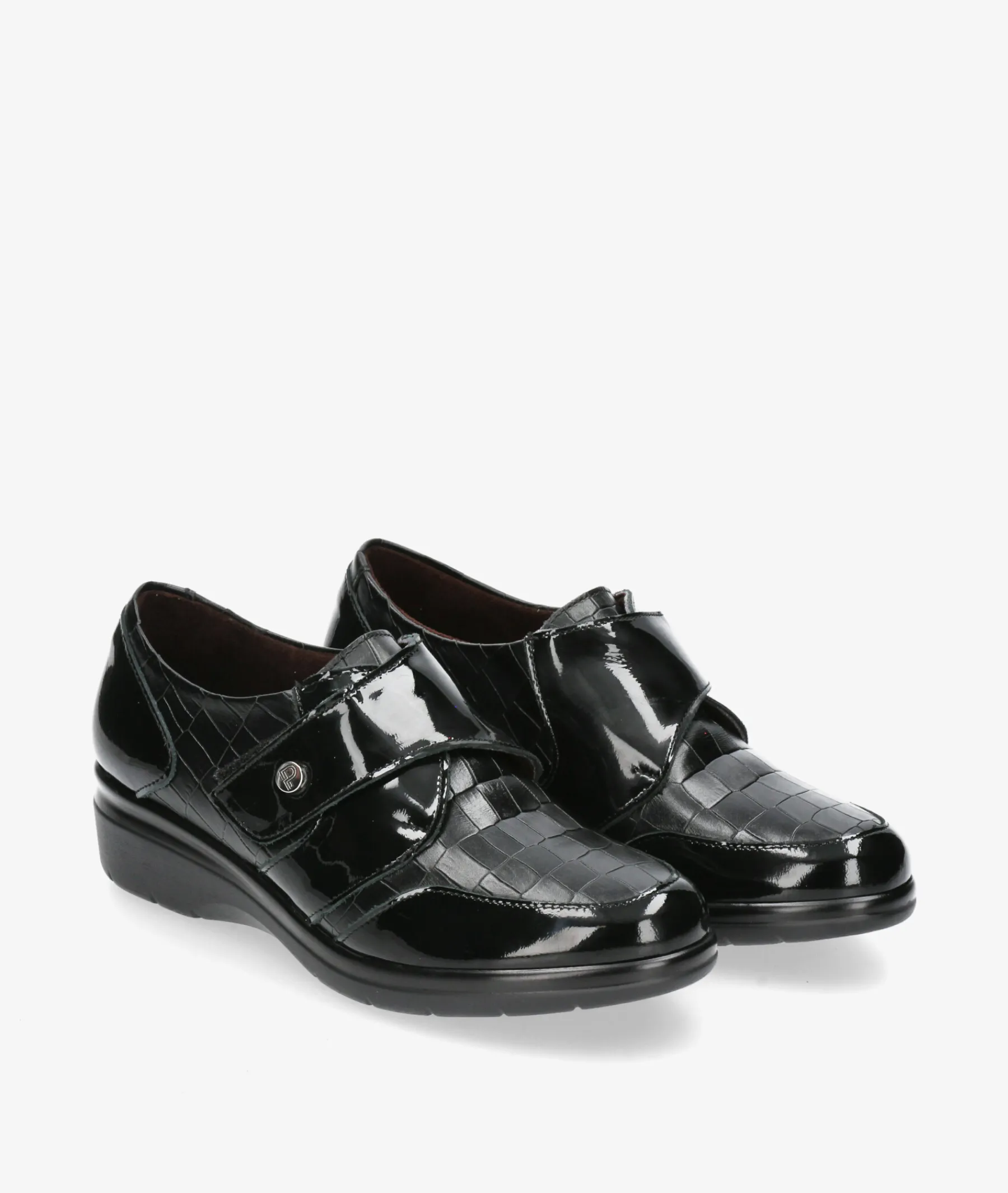 Mujer Pitillos Bluchers Y Zapatos Con Cordones*Zapatos confort 10025 en negro