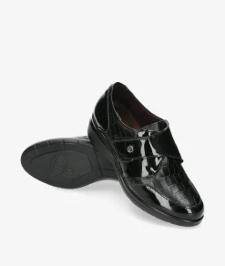 Mujer Pitillos Bluchers Y Zapatos Con Cordones*Zapatos confort 10025 en negro
