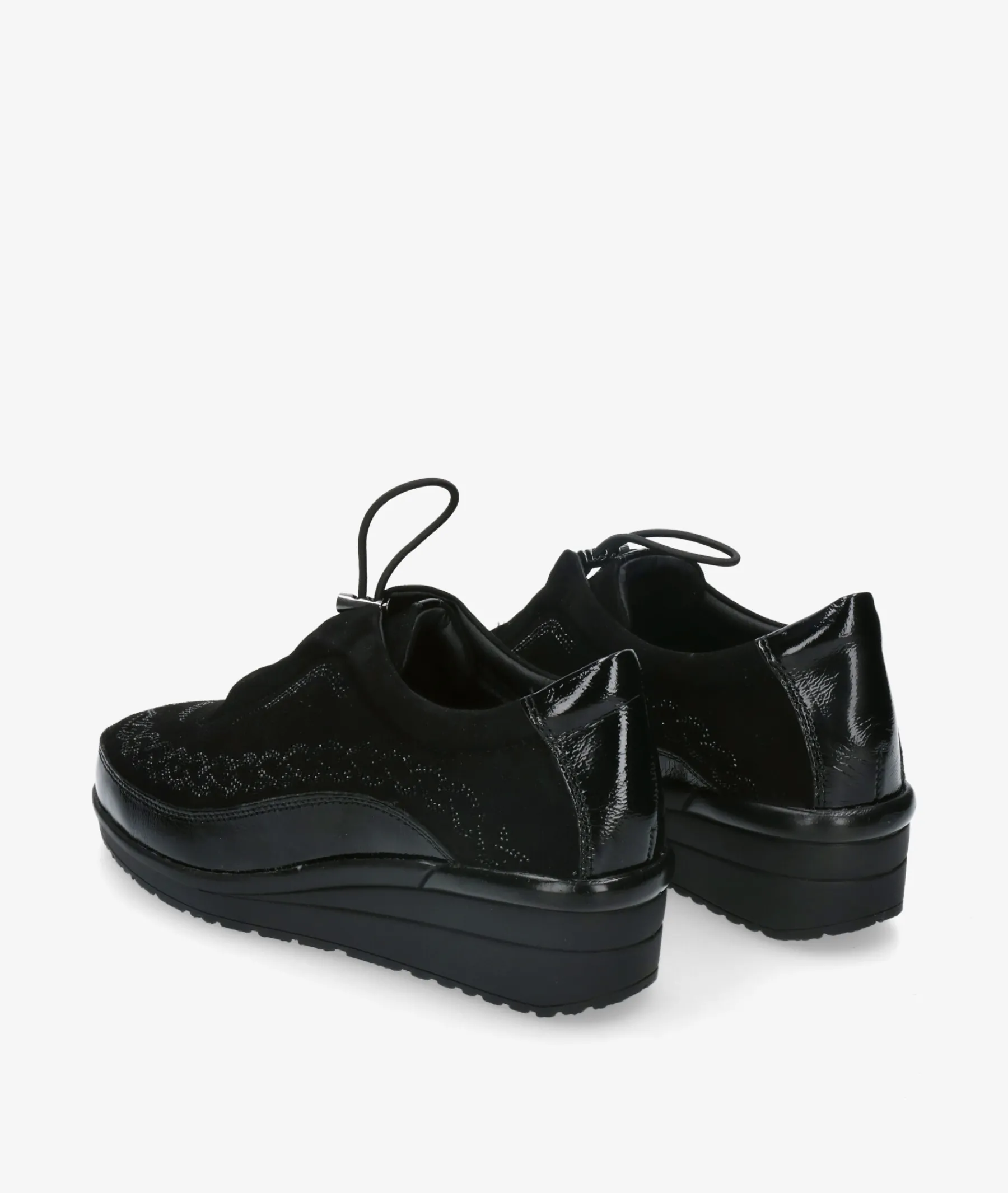 Mujer St Gallen Bluchers Y Zapatos Con Cordones*Zapatos confort St. Gallen ALIDA 22-10-20593 en negro