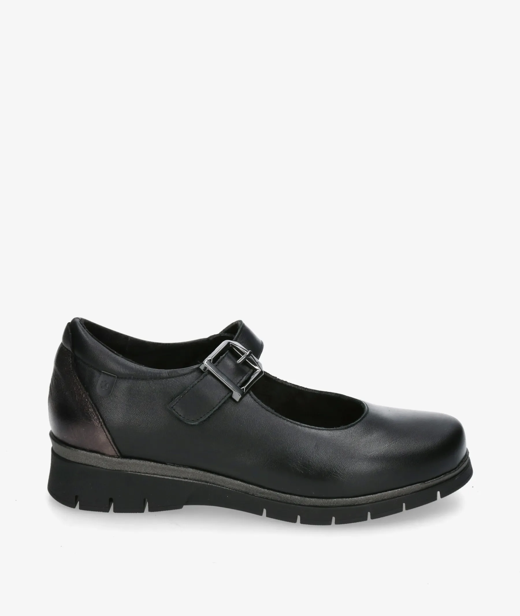 Mujer Valeria´s Merceditas*Zapatos confort 2386 en negro