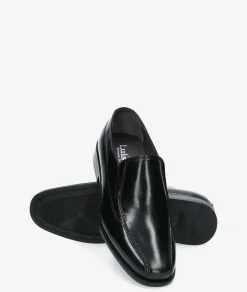Hombre LUISETTI Mocasines*Zapatos de vestir 19302 en negro