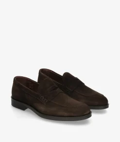 Hombre pabloochoa.shoes Zapatos Casual*Zapatos de vestir 4000 en serraje marrón
