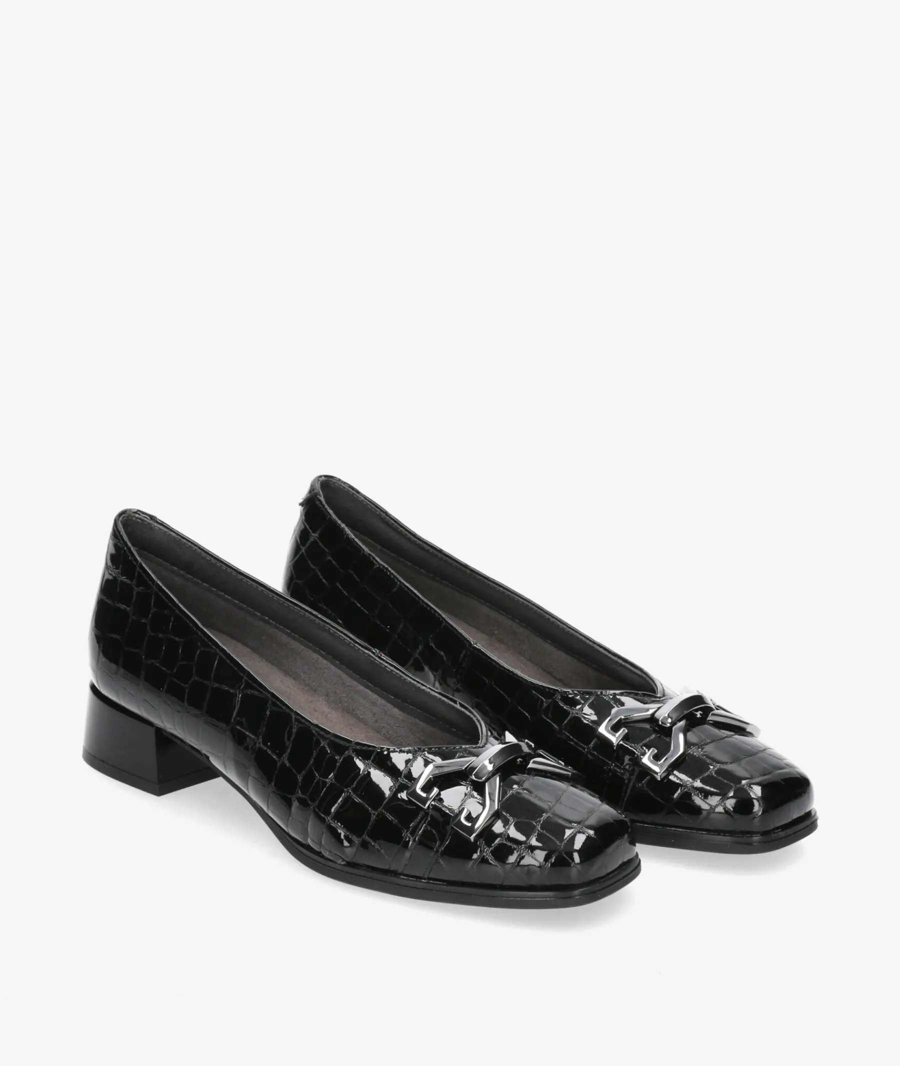 Mujer Pitillos Zapatos De Tacón*Zapatos de vestir 10113 en charol negro