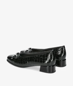 Mujer Pitillos Zapatos De Tacón*Zapatos de vestir 10113 en charol negro