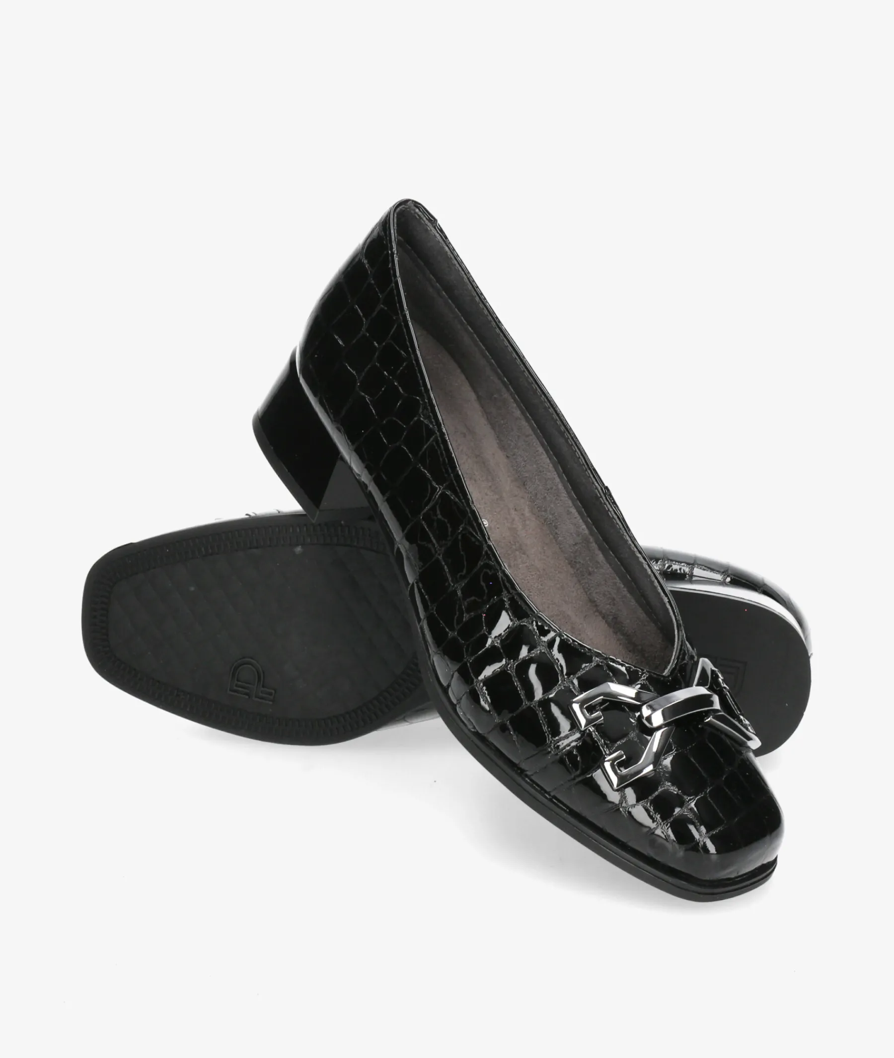 Mujer Pitillos Zapatos De Tacón*Zapatos de vestir 10113 en charol negro