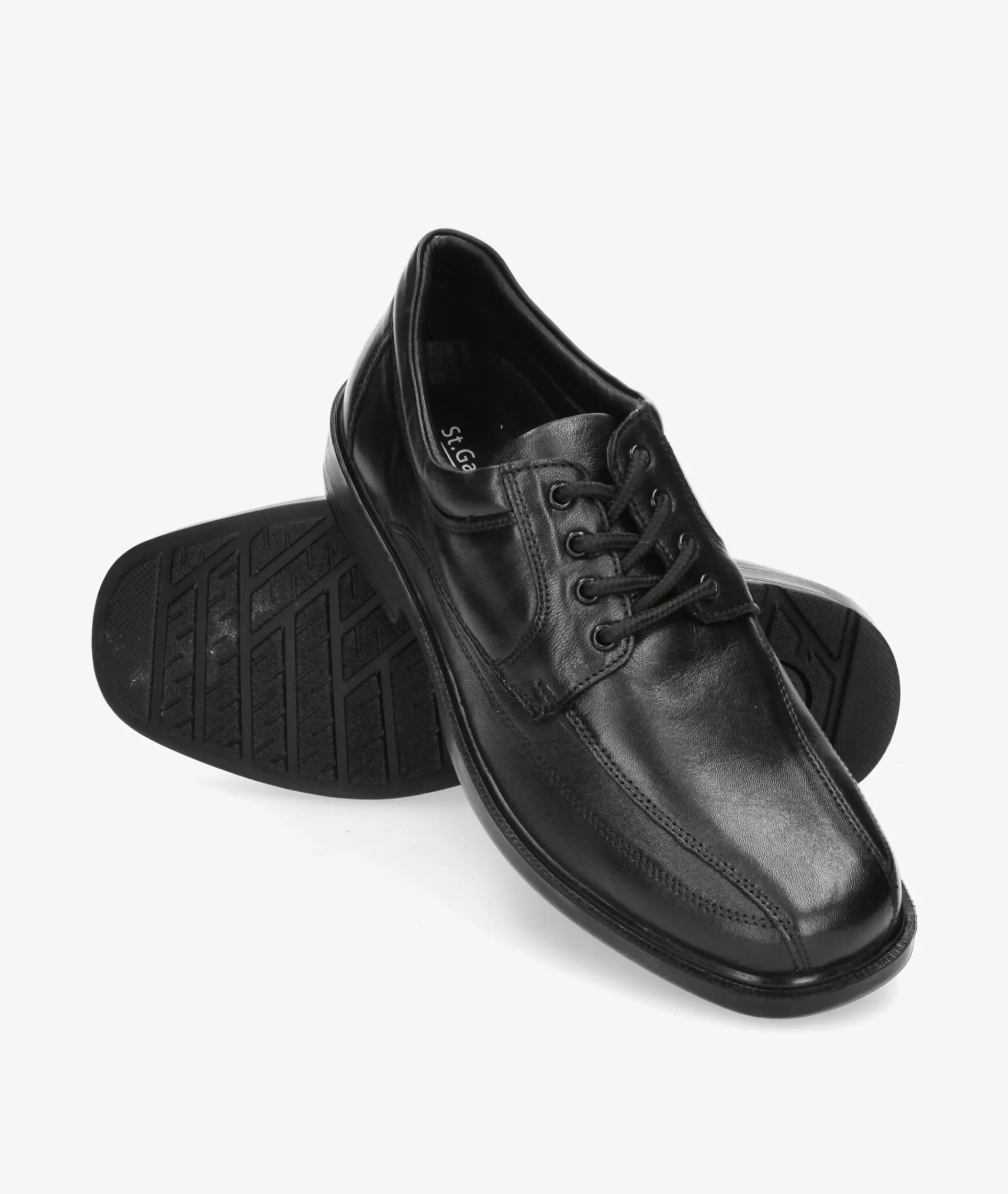 Hombre St Gallen Zapatos Casual*Zapatos de vestir St. Gallen CLASS-01 en negro