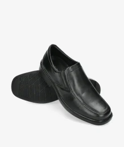 Hombre St Gallen Zapatos Casual|Mocasines*Zapatos de vestir St. Gallen CLASS-02 en negro