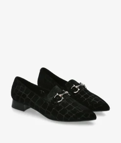 Mujer Stephen Allen Mocasines*Zapatos de vestir LAUR-11 K19123-55 en coco negro