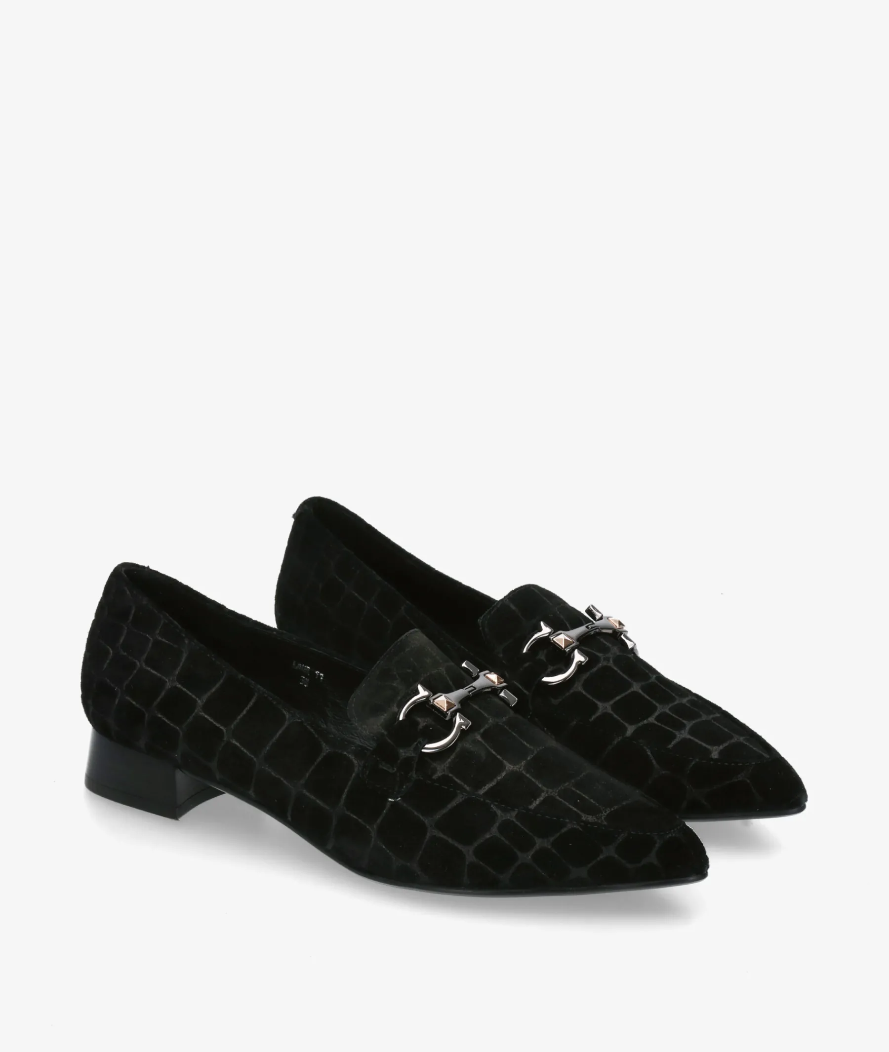 Mujer Stephen Allen Mocasines*Zapatos de vestir LAUR-11 K19123-55 en coco negro