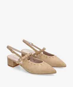 Mujer Stephen Allen Zapatos De Tacón|Merceditas*Zapatos de vestir LAUR-30 K1943-6 en ante camel