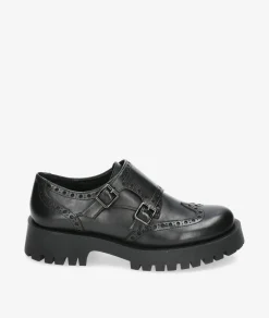Mujer pabloochoa.shoes Mocasines*Zapatos inglés EVA PARIS 27906 en negro