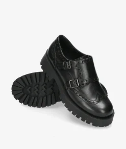 Mujer pabloochoa.shoes Mocasines*Zapatos inglés EVA PARIS 27906 en negro