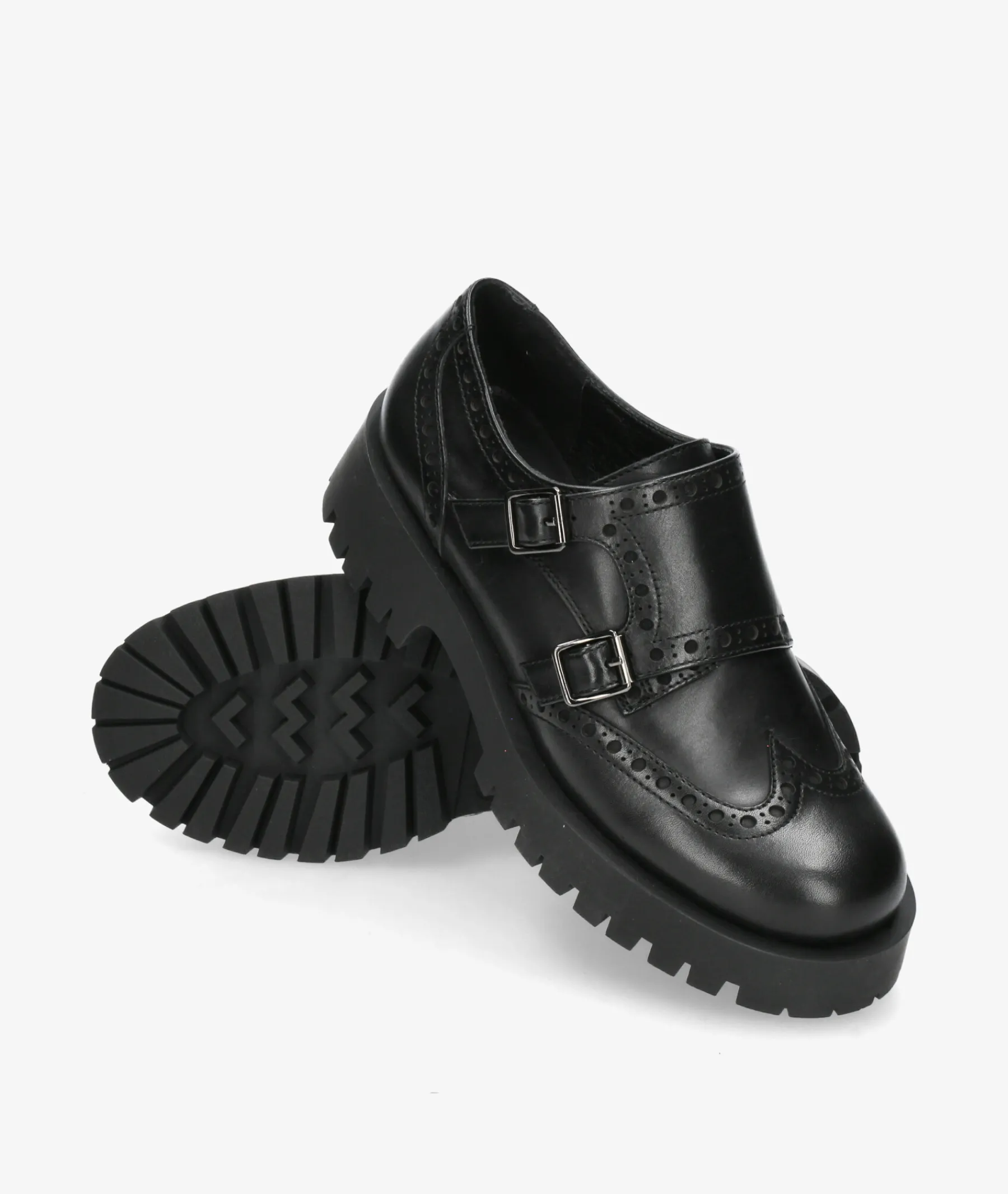 Mujer pabloochoa.shoes Mocasines*Zapatos inglés EVA PARIS 27906 en negro