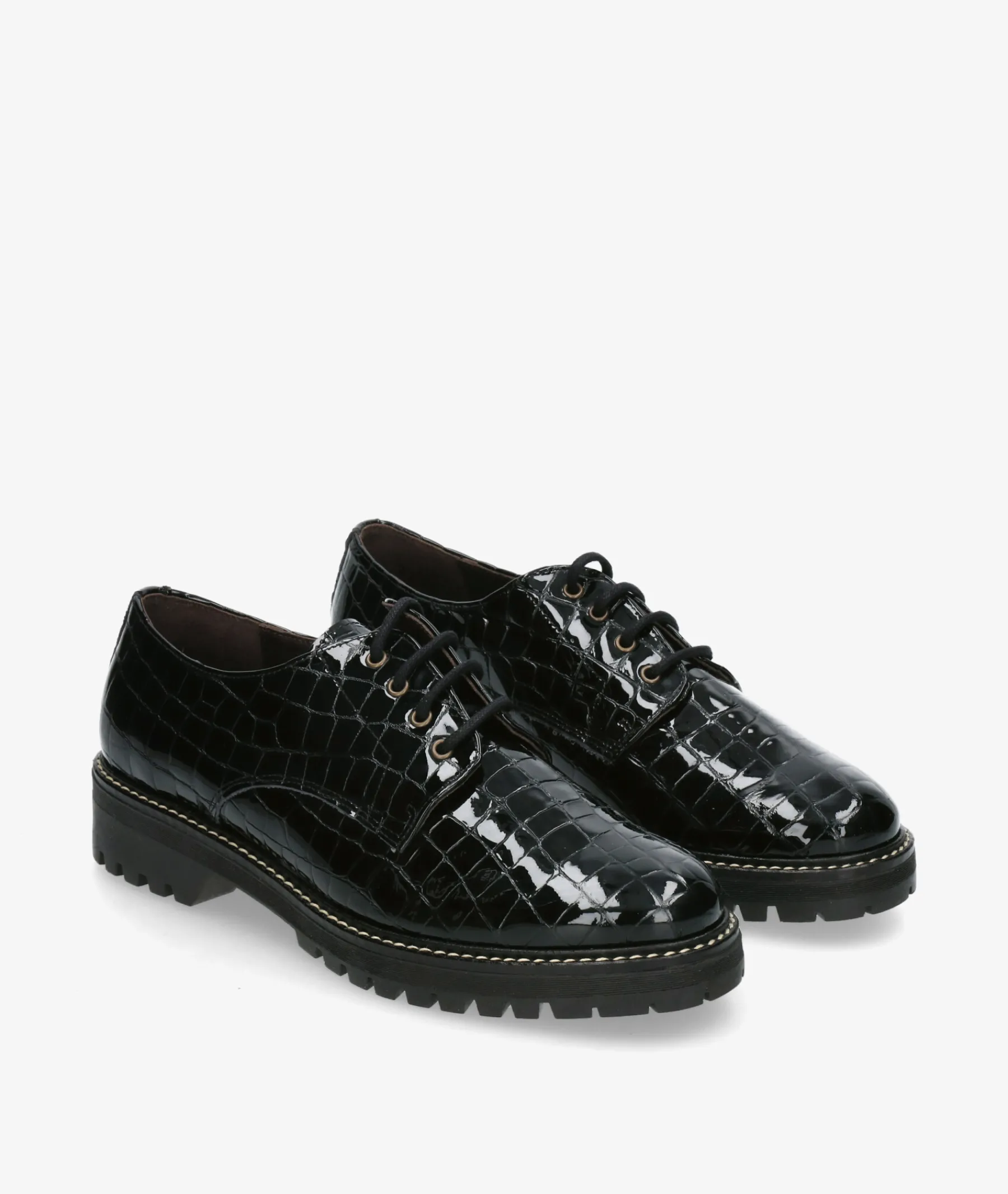 Mujer Kénnebec Bluchers Y Zapatos Con Cordones*Zapatos inglés 684 en charol