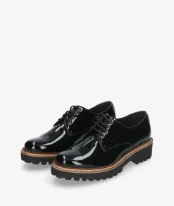 Mujer Kénnebec Bluchers Y Zapatos Con Cordones*Zapatos inglés 7050 en charol