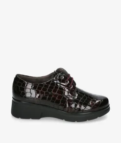Mujer Pitillos Bluchers Y Zapatos Con Cordones*Zapatos inglés 10751 en coco