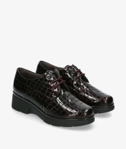 Mujer Pitillos Bluchers Y Zapatos Con Cordones*Zapatos inglés 10751 en coco
