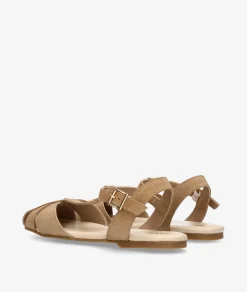 Mujer bloom&you Sandalias*Zapatos planos bloom&you CARMINA en serraje taupe