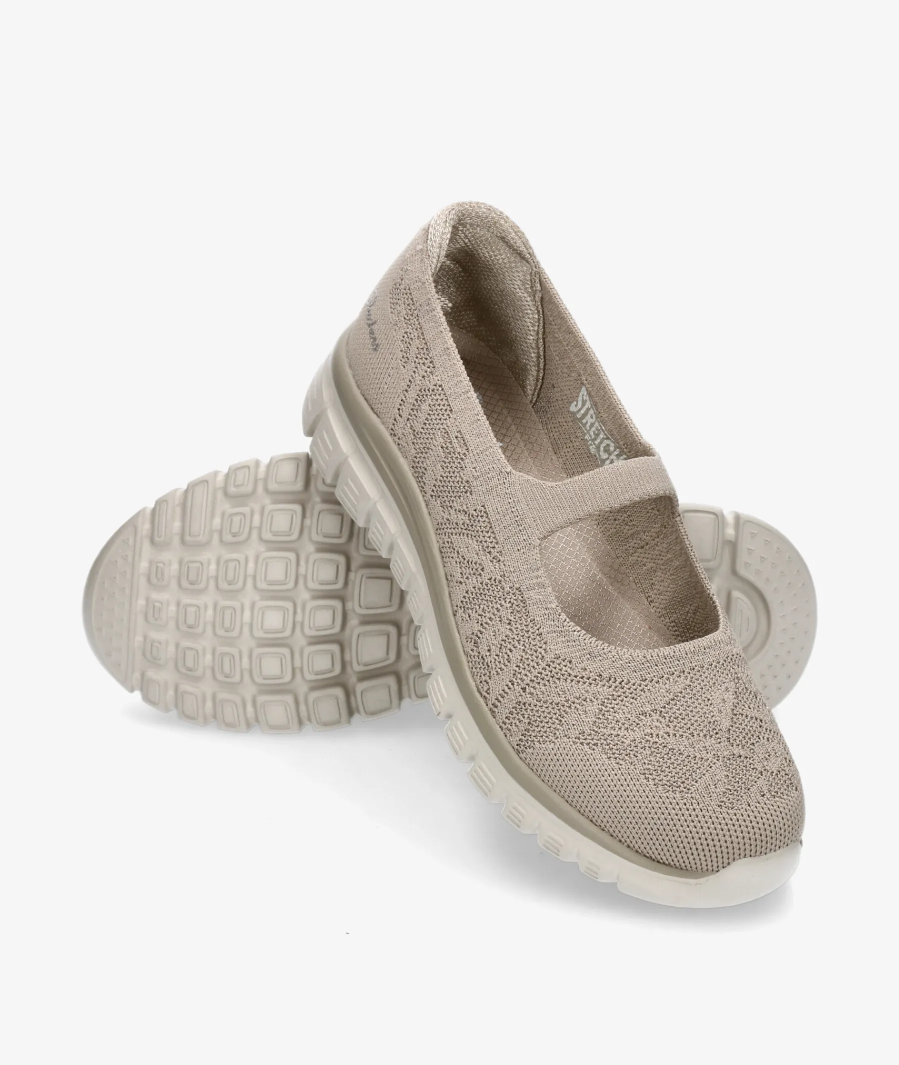 Mujer Skechers Merceditas*Zapatos 100966 en topo
