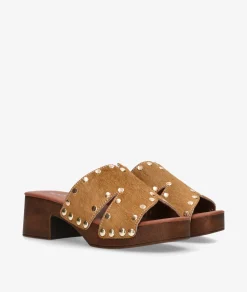 Mujer pabloochoa.shoes Sandalias*Zuecos SF1637 en camel