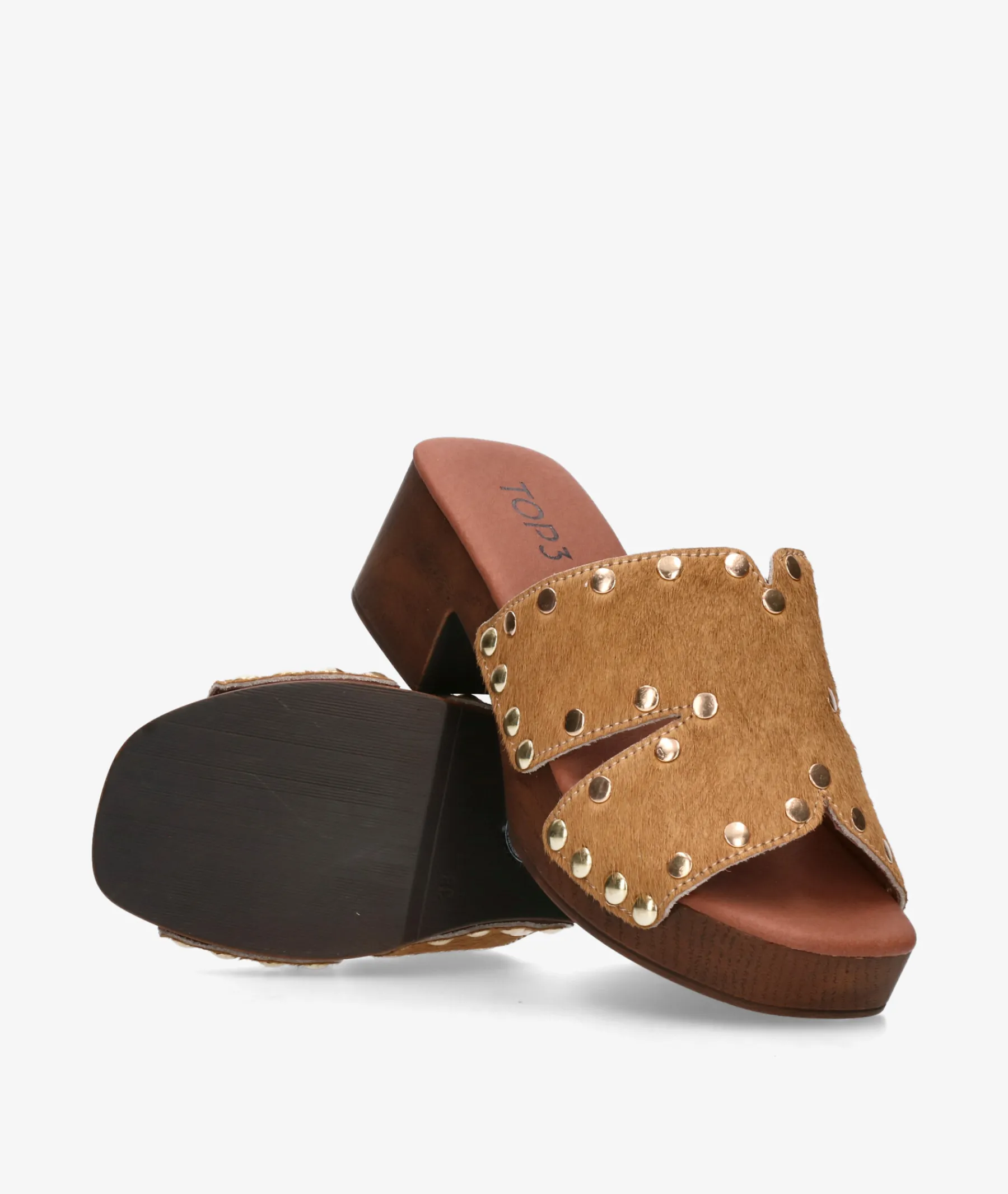 Mujer pabloochoa.shoes Sandalias*Zuecos SF1637 en camel