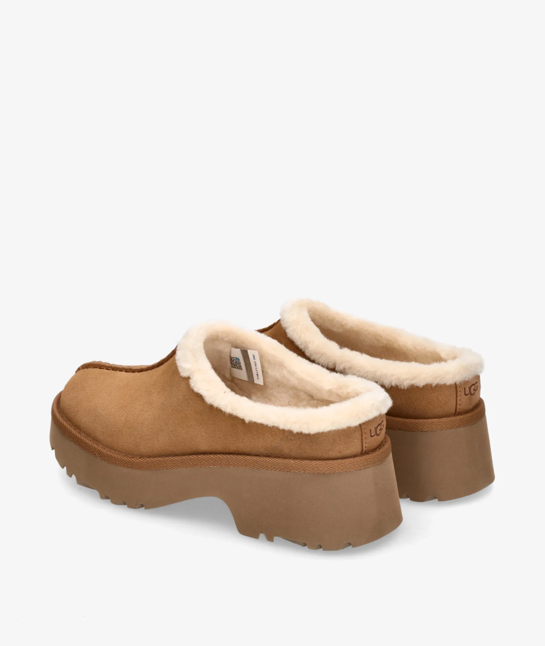 Mujer UGG Mules Y Zuecos*Zuecos NEW HIGHTS COZZY CLOG en cuero